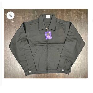 Suntees Dickees Style Work Wear Black Front Zipper Jacket NWT